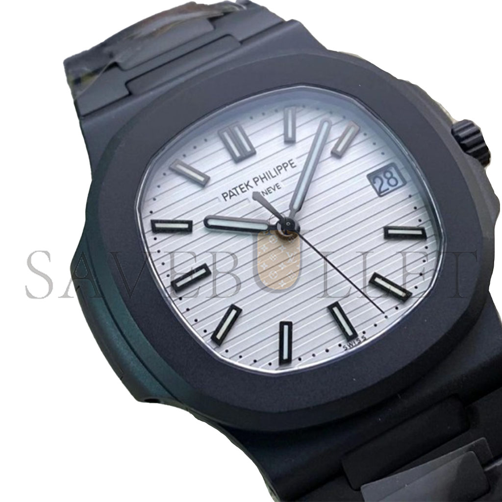 p**ek ph**ppe nautilus version Di*m*nd carbon coated case watch 5711a